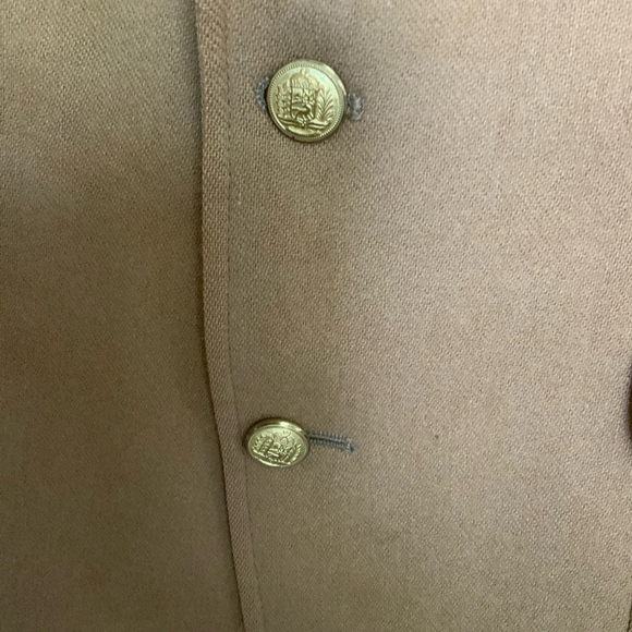 Vintage Mens Wool Blazer Camel Color - Picture 8 of 9